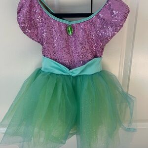Sparkling Purple and Green Mermaid inspired tutu-size XS